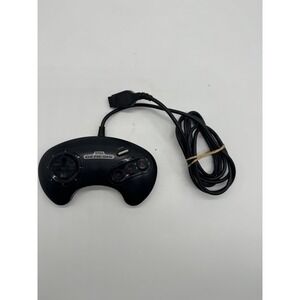Sega Genesis Control Pad 3-Button Wired Controller Black Model 1650 OEM